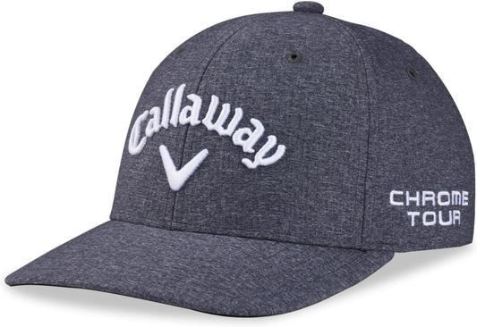 New Callaway Golf TA Performance Pro Heather Grey/White Adjustable Cap Ai Smoke