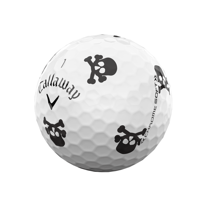 new 12 callaway chrome soft truvis halloween limited edition golf balls