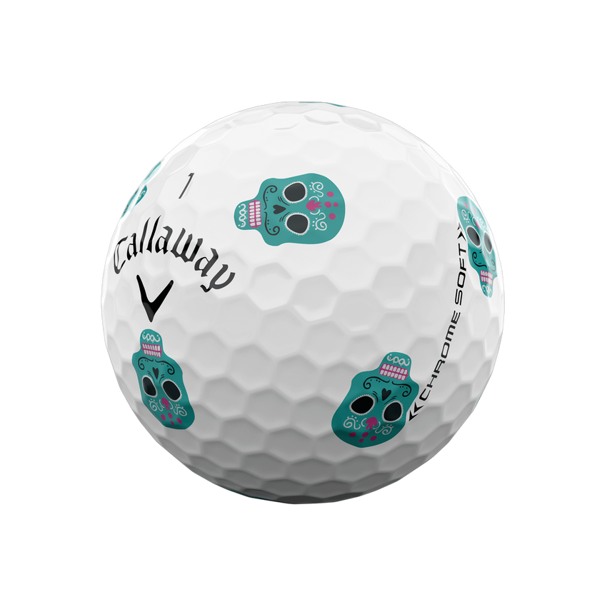 new 12 callaway chrome soft truvis Truvis Día De Los limited edition golf balls