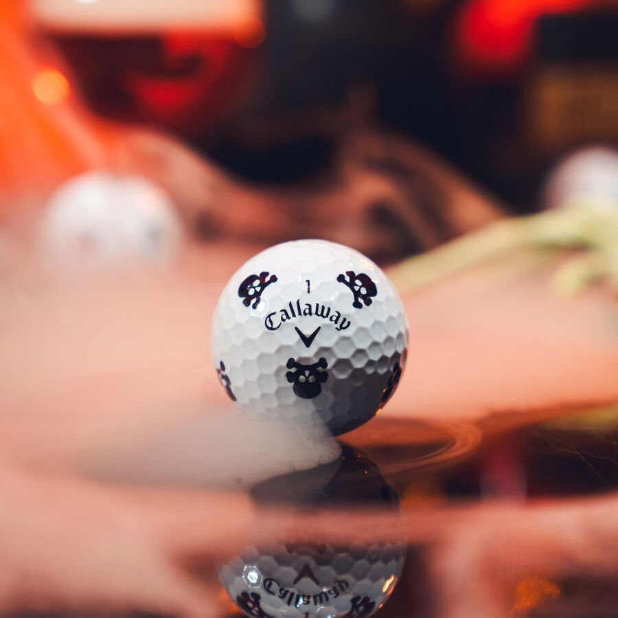 new 12 callaway chrome soft truvis halloween limited edition golf balls