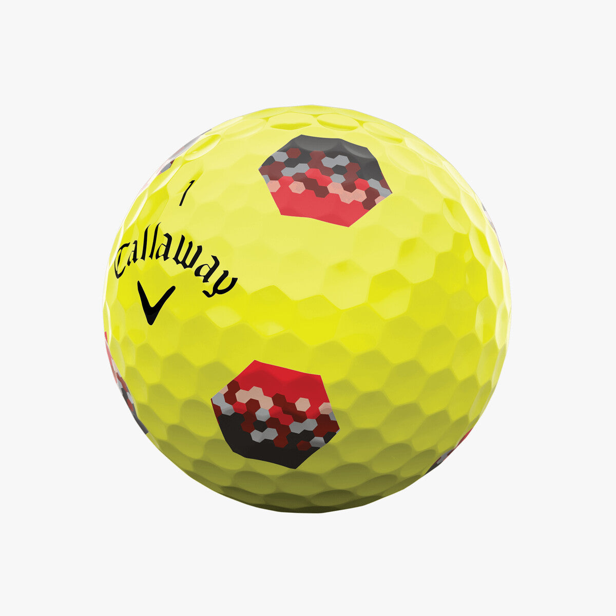 New 1 Dozen Callaway Chrome Tour  Trutrack Yellow Golf Balls