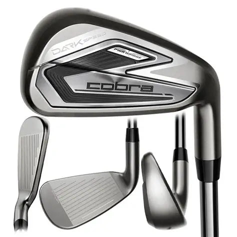 New Cobra Left Hand Dark Speed Iron Set 5-PW KBS Tour Lite Regular Flex