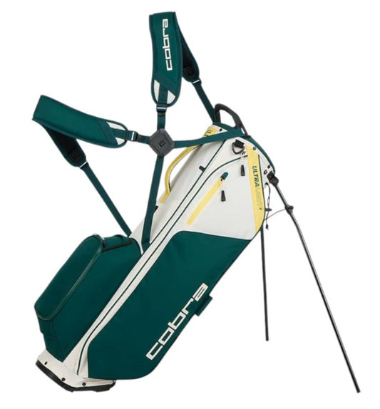 Cobra Ultralight 2 Stand Bag Sugared Almond/Dark Myrtle/Sunny Yellow (Masters Golf Tournament Colours)