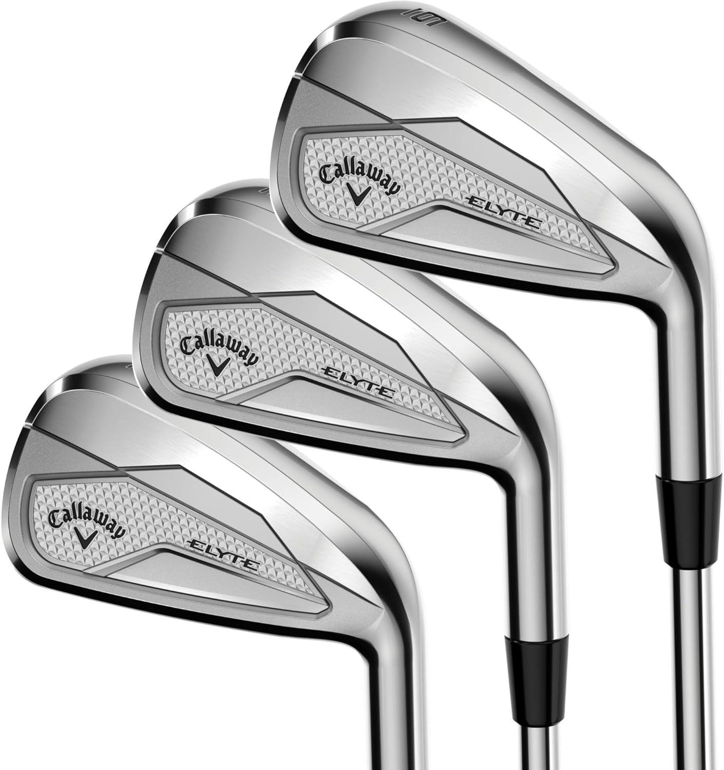 Used Callaway Elyte Iron Set 5-PW +AW True Temper Vector 80G Steel Regular Flex