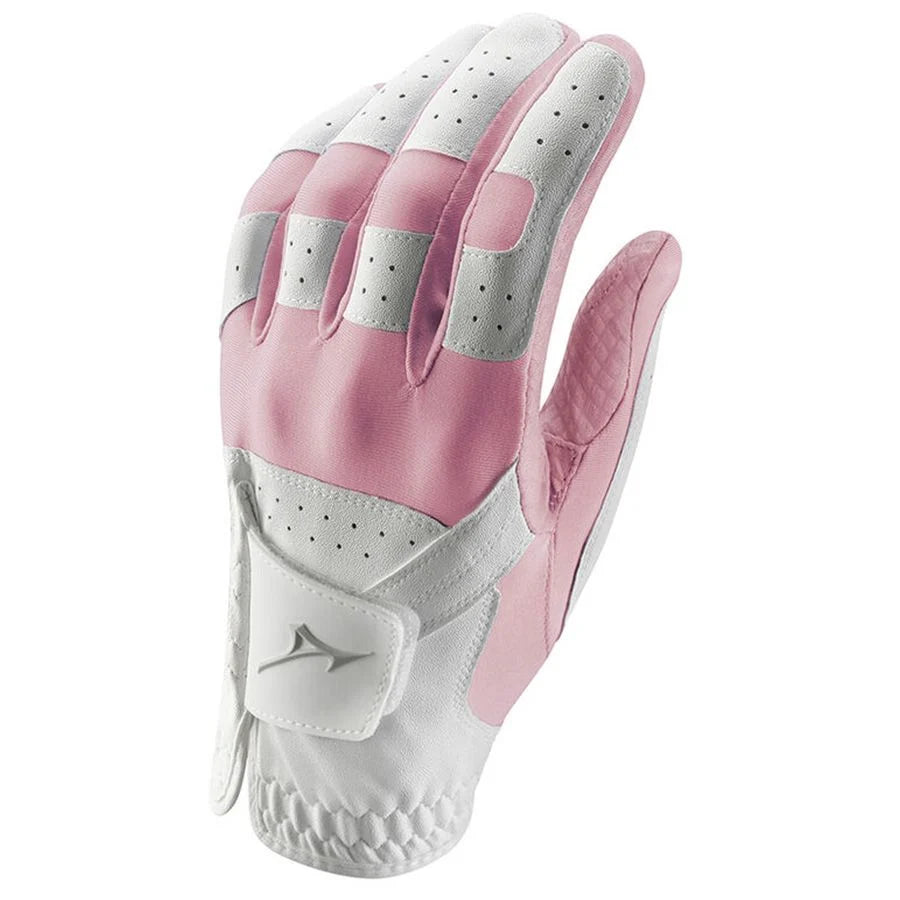 Mizuno Stretch Ladies Pink Golf Glove One Size Fits All