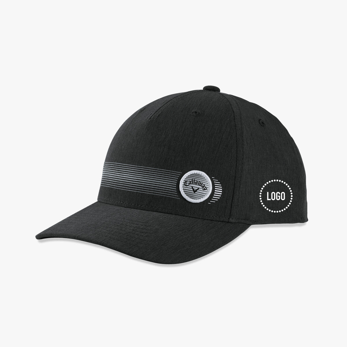 Callaway Straight Shot Flexfit Grey/Silver Grey Adjustable Golf Cap