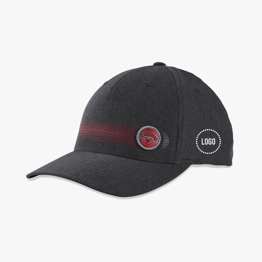 Callaway Straight Shot Flexfit Grey/Red Adjustable Golf Cap