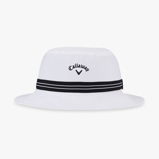 New Callaway Elements Bucket Sun Hat White/Black Uk Size Large/XL