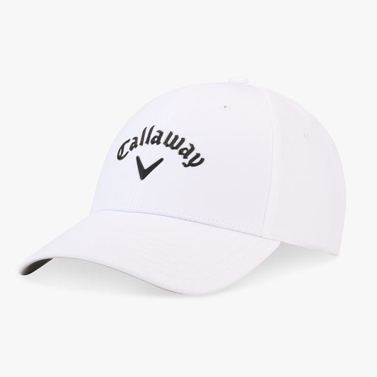 New Callaway Golf Liquid Metal White/Black Adjustable Cap