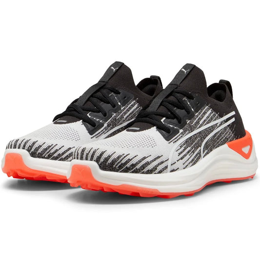 Puma Electrocat Nitro Golf Shoes White/Black-Red Blast UK Size 10