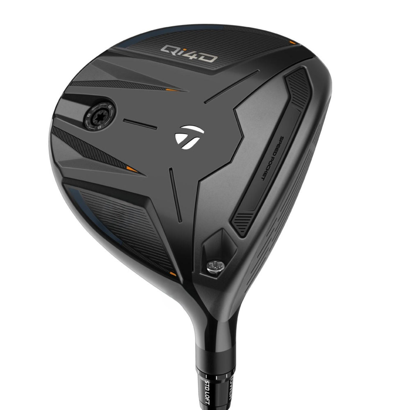 New Taylormade Left Hand Qi4D MAX Lite 21° #7 Wood REAX 45G Graphite Regular
