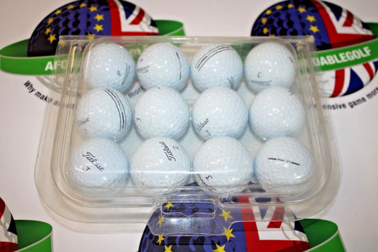 12 Titleist Pro V1 2025/2026 Golf Balls Pearl/Pearl 1 Grade