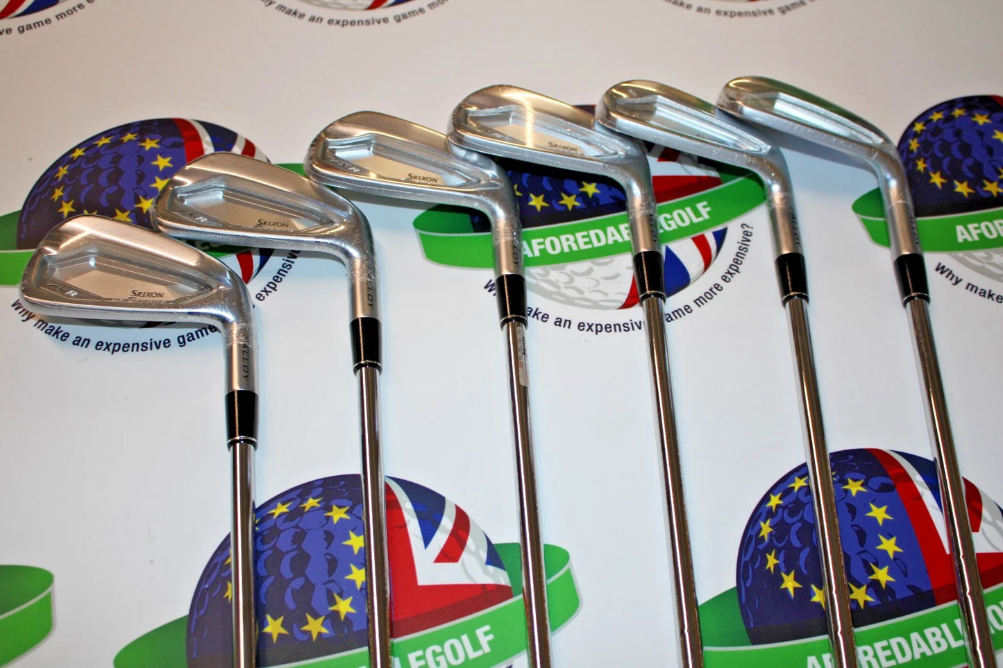 New Srixon ZXiR Iron Set 5-PW KBS Tour Lite Steel Shafts Regular Flex