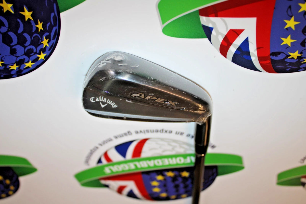 Callaway Apex Ti Fusion 4 Iron True Temper Dynamic Gold Gunmetal MID S300 Tour Issue Stiff Flex