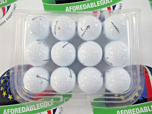 12 taylormade rbz speed white golf balls pearl/pearl 1 grade
