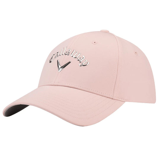 New Callaway Golf Ladies Liquid Metal Pink/Silver Adjustable Cap
