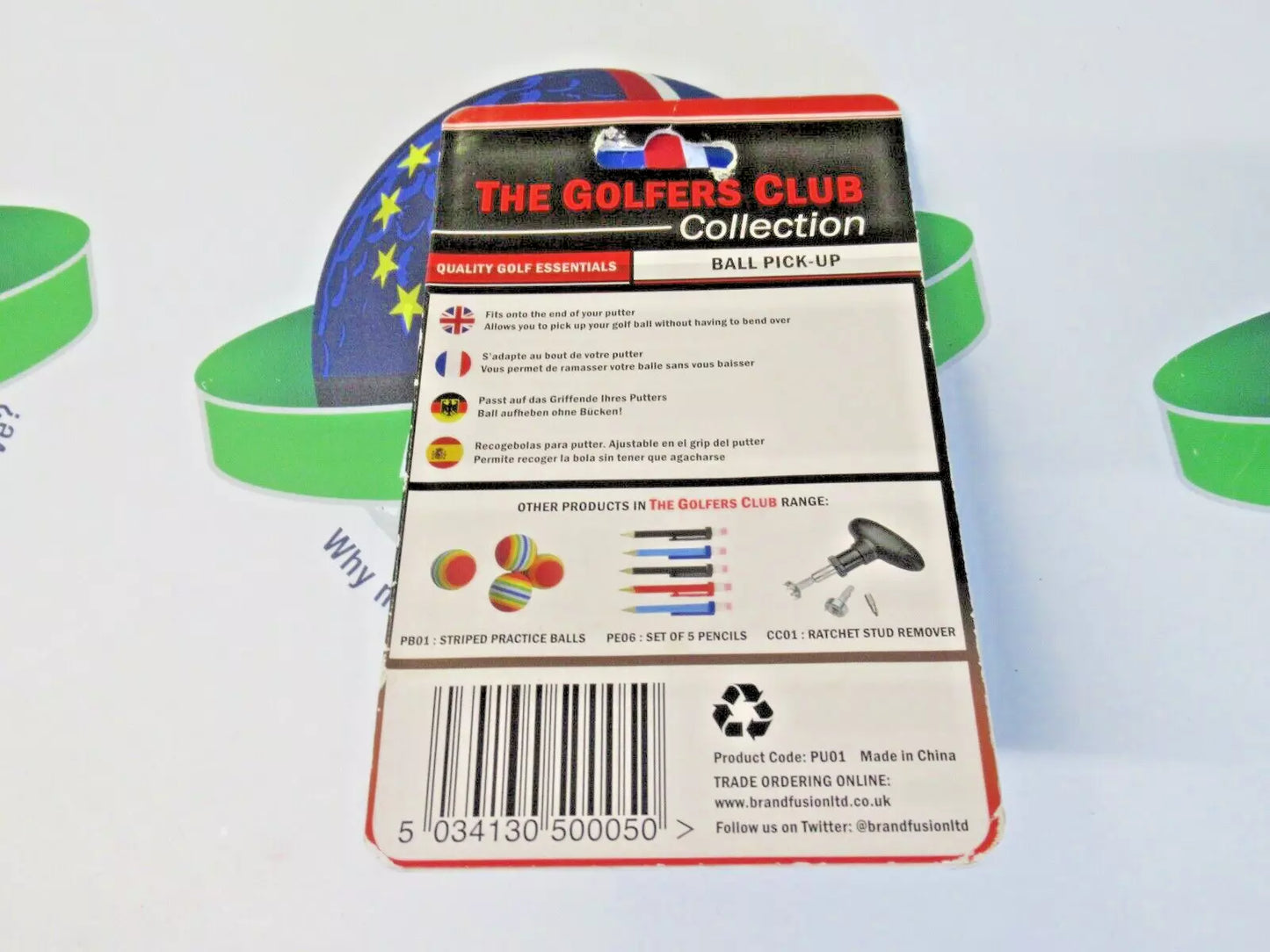 the golfers club collection ball pick up