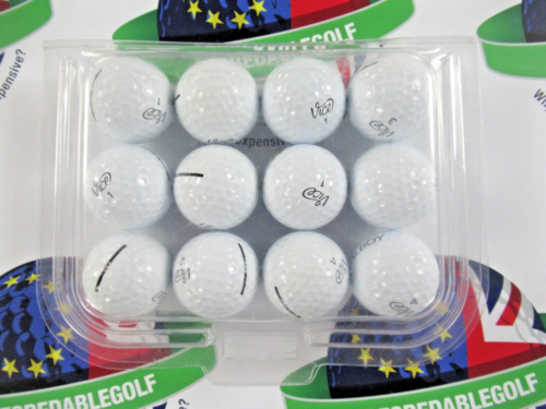 12 vice pro soft white pearl/pearl 1 grade golf balls