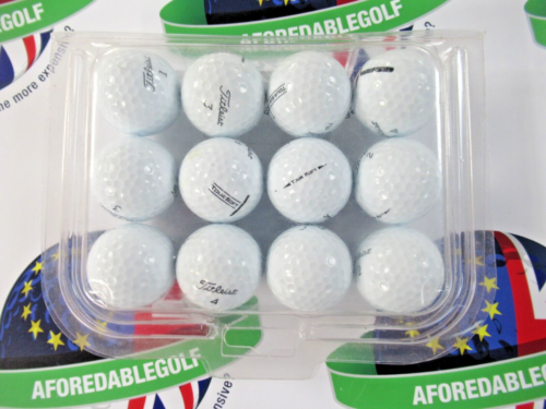 12 titleist tour soft white golf balls pearl/pearl 1 grade