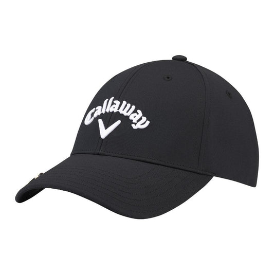 New Callaway Golf Stitch Magnet Triple Track Ball Marker Black Adjustable Cap