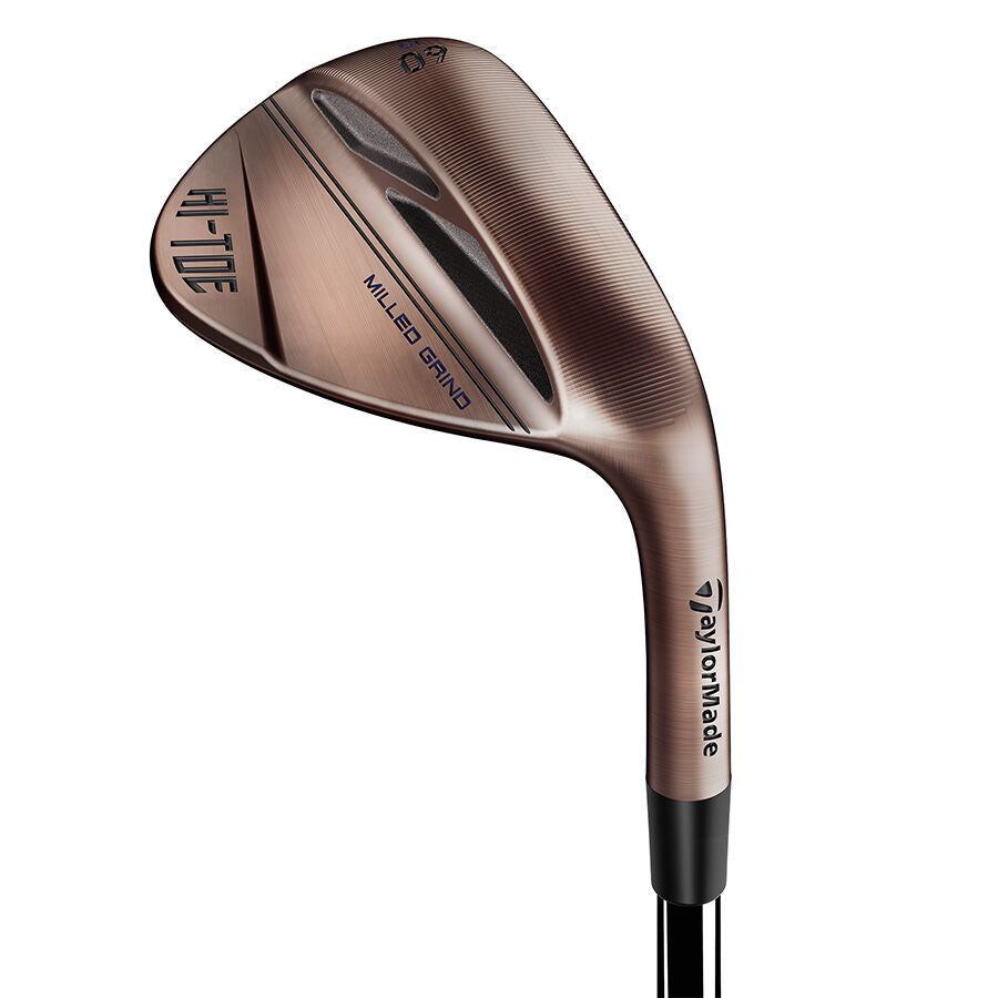 Taylormade Milled Grind 3 Hi-Toe Copper 58/07 Lob Wedge KBS Tour Steel Stiff Flex
