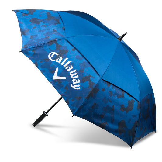 Callaway Golf Shield 64" Double Canopy Navy/Red Camo Golf Umbrella
