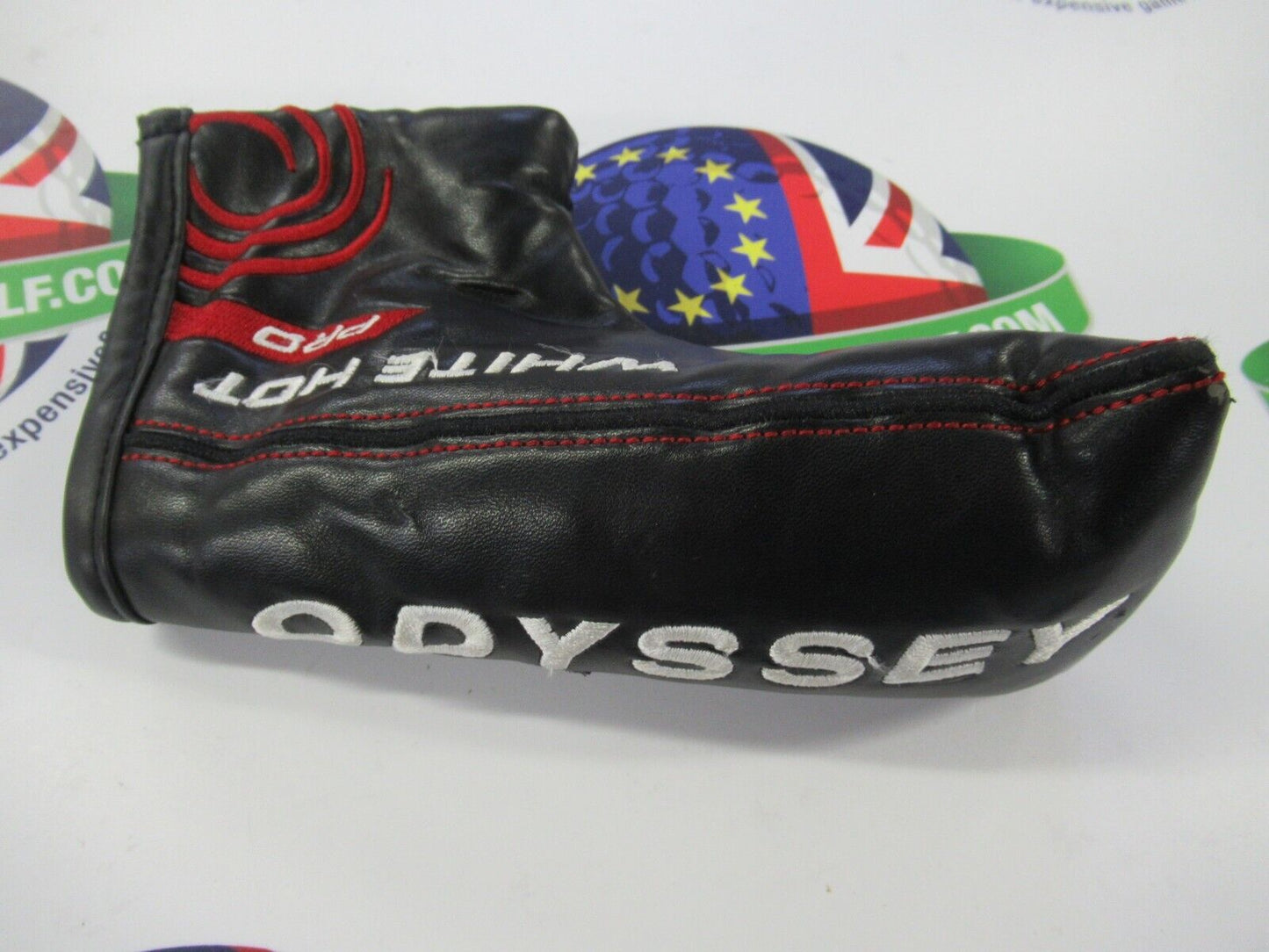 used odyssey white hot pro blade putter head cover