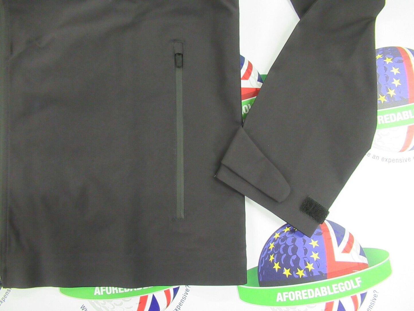 castore golf mens flyweight water resistant jacket black uk size medium