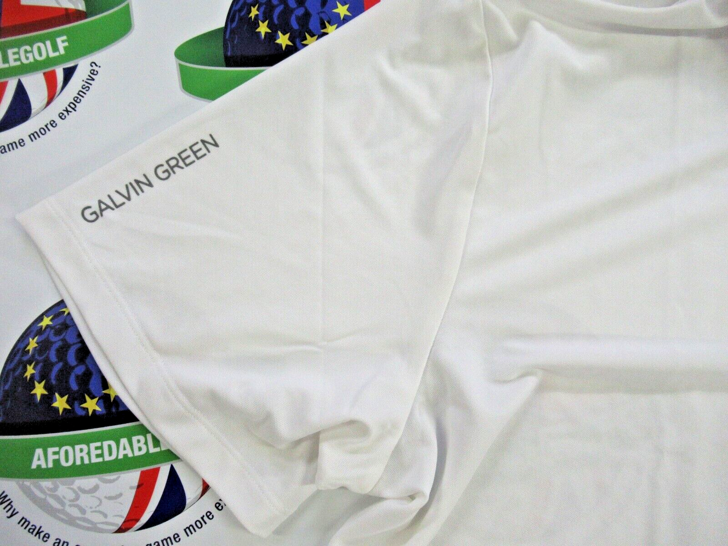 galvin green milan ventil8 plus polo shirt white uk size xxl