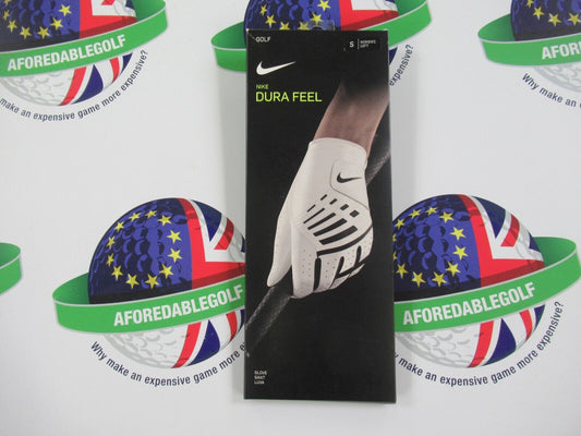 nike dura feel synthetic leather ladies golf glove left hand glove size small