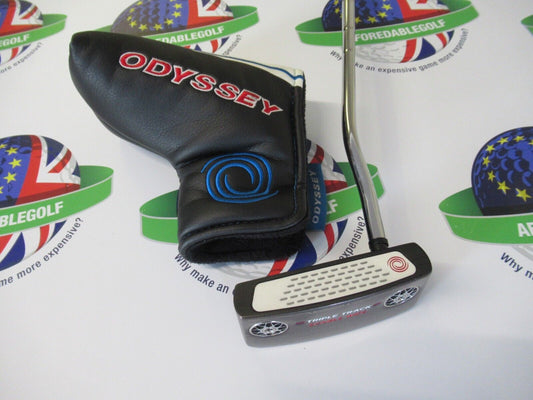 Used odyssey 34" triple track double wide putter and headcover