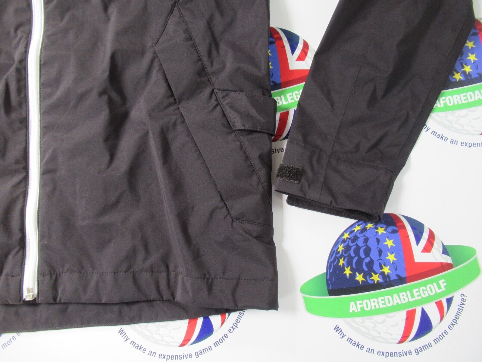 Mizuno NeXLite Flex Waterproof Golf Jacket Black UK Size Small