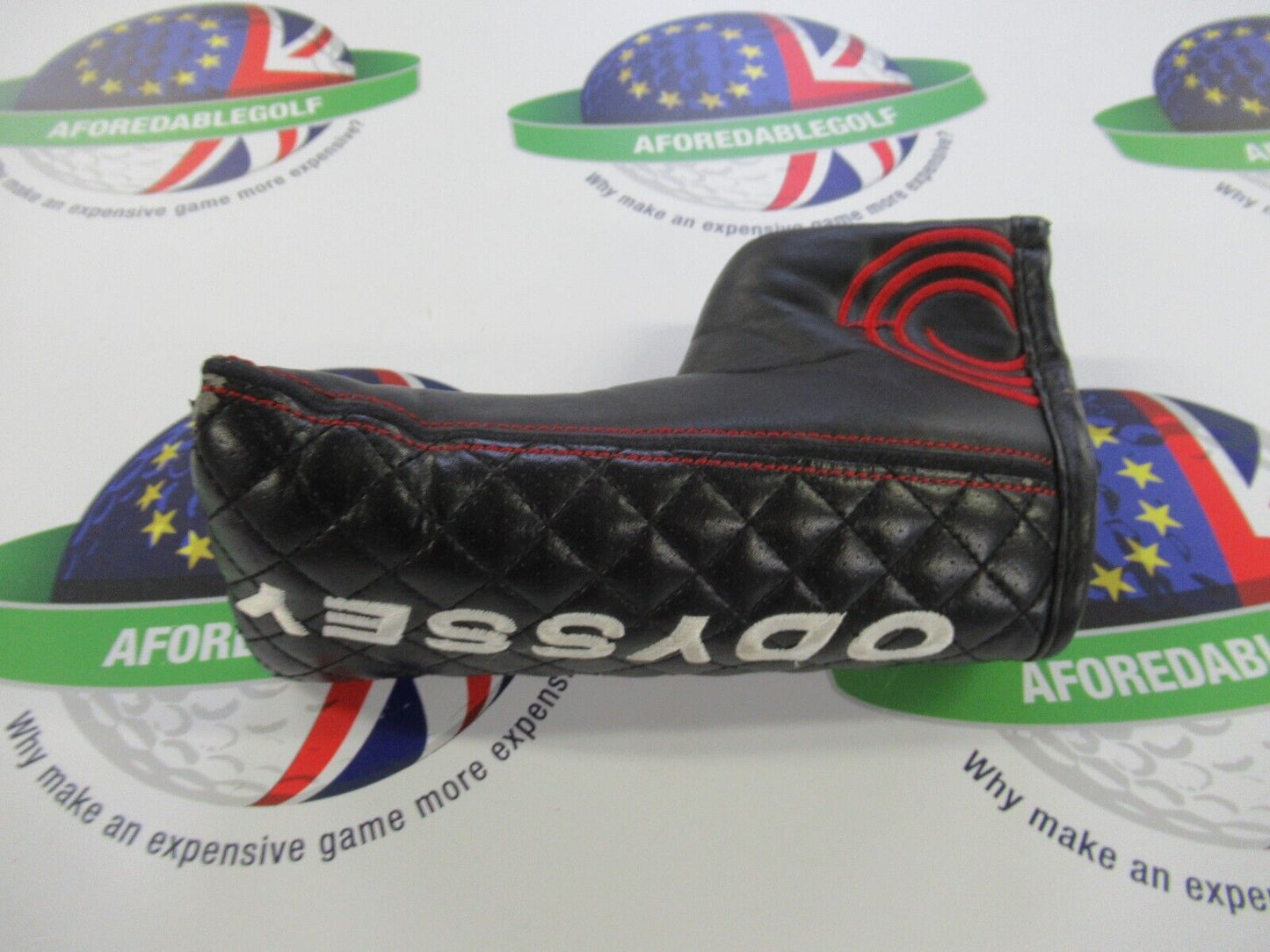 used odyssey white hot pro blade putter head cover