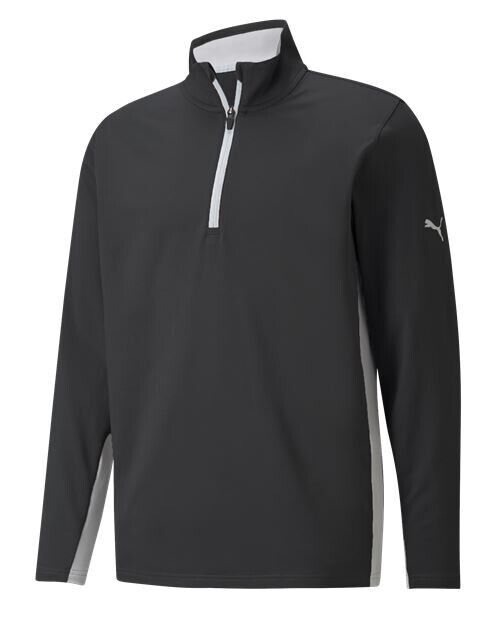 Puma Gamer Colour Block 1/4 Zip Pullover Puma Black UK Size Small