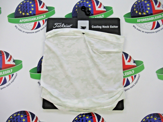 titleist limited edition white camo cooling neck gaiter