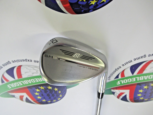 titleist bv sm9 vokey design 60/04l lob wedge dynamic gold wedge flex