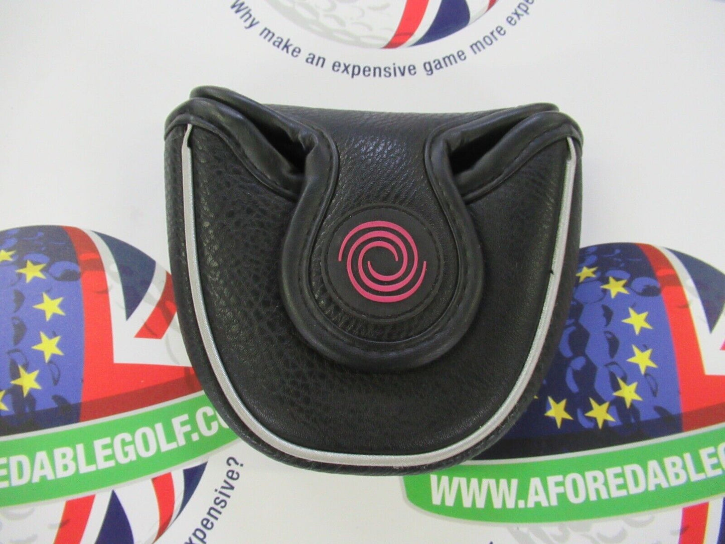 new odyssey white hot rx pink mallet putter cover