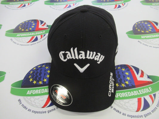 callaway golf flexfit tour authentic black cap mavrik apex odyssey large/xl