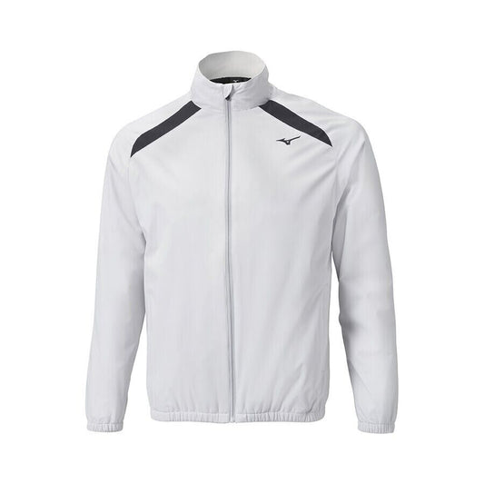 Mizuno Breath Thermo Move Tech Jacket Grey UK Size Medium