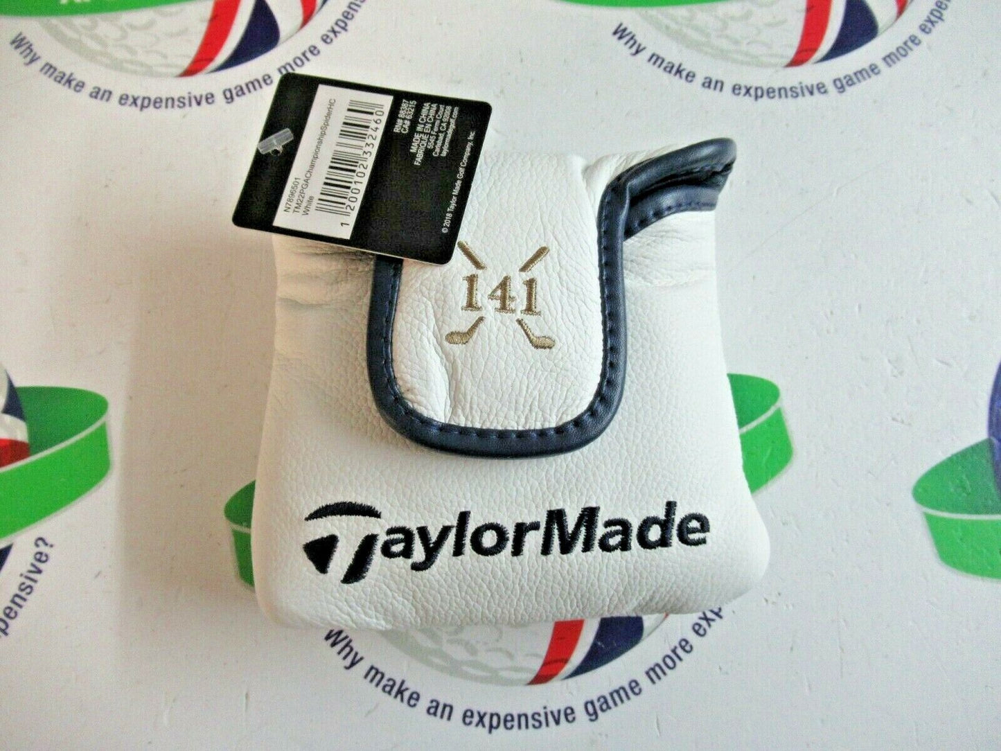 new taylormade vault limited edition pga championship mallet putter head cover