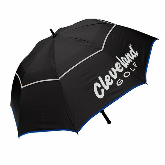 CLEVELAND GOLF 62" BLACK DOUBLE CANOPY GOLF UMBRELLA