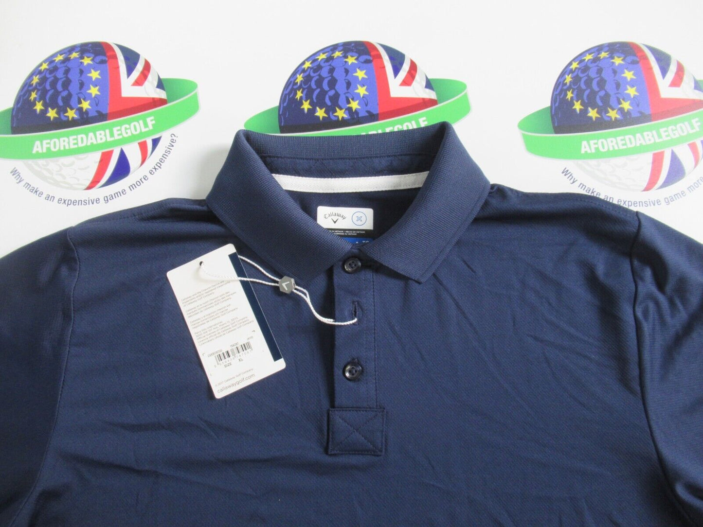 callaway x youth peacoat polo shirt uk size xl 160-172cm 14-16 years
