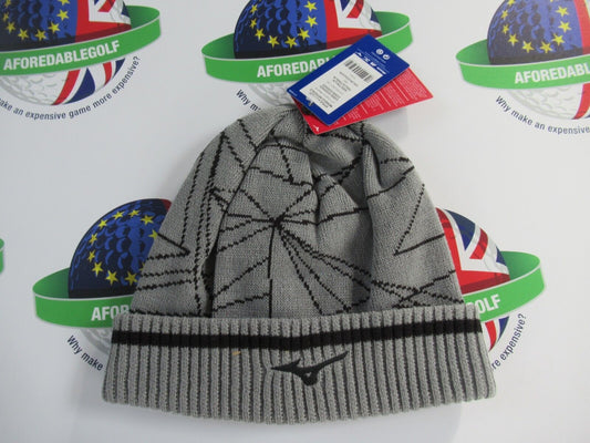 MIZUNO BREATH THERMO GRAPHIC BEANIE GREY