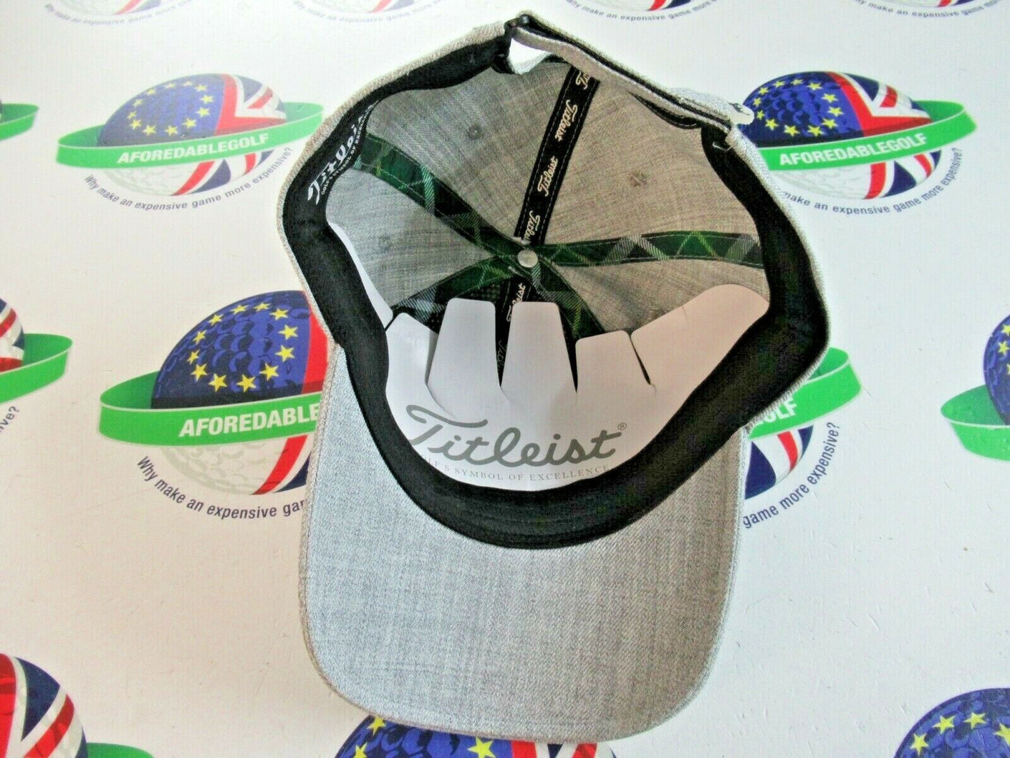 titleist limited edition shamrock grey twill adjustable cap