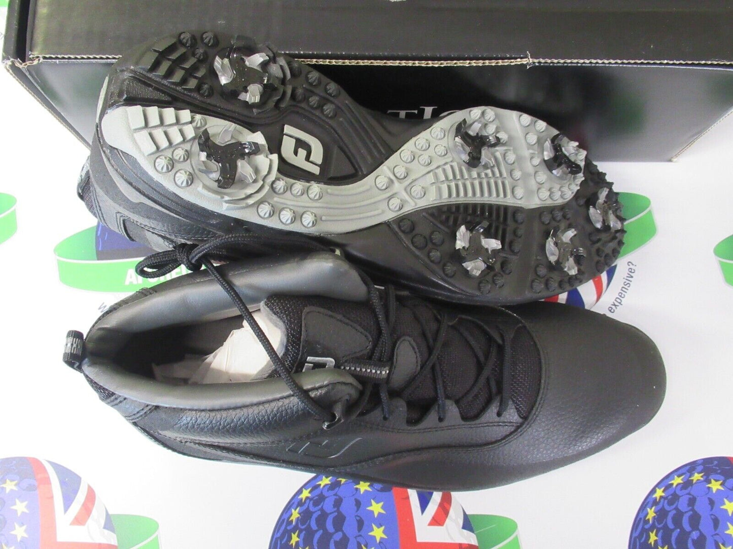 footjoy stormwalker winter waterproof golf boots black 50090k uk size 8 medium