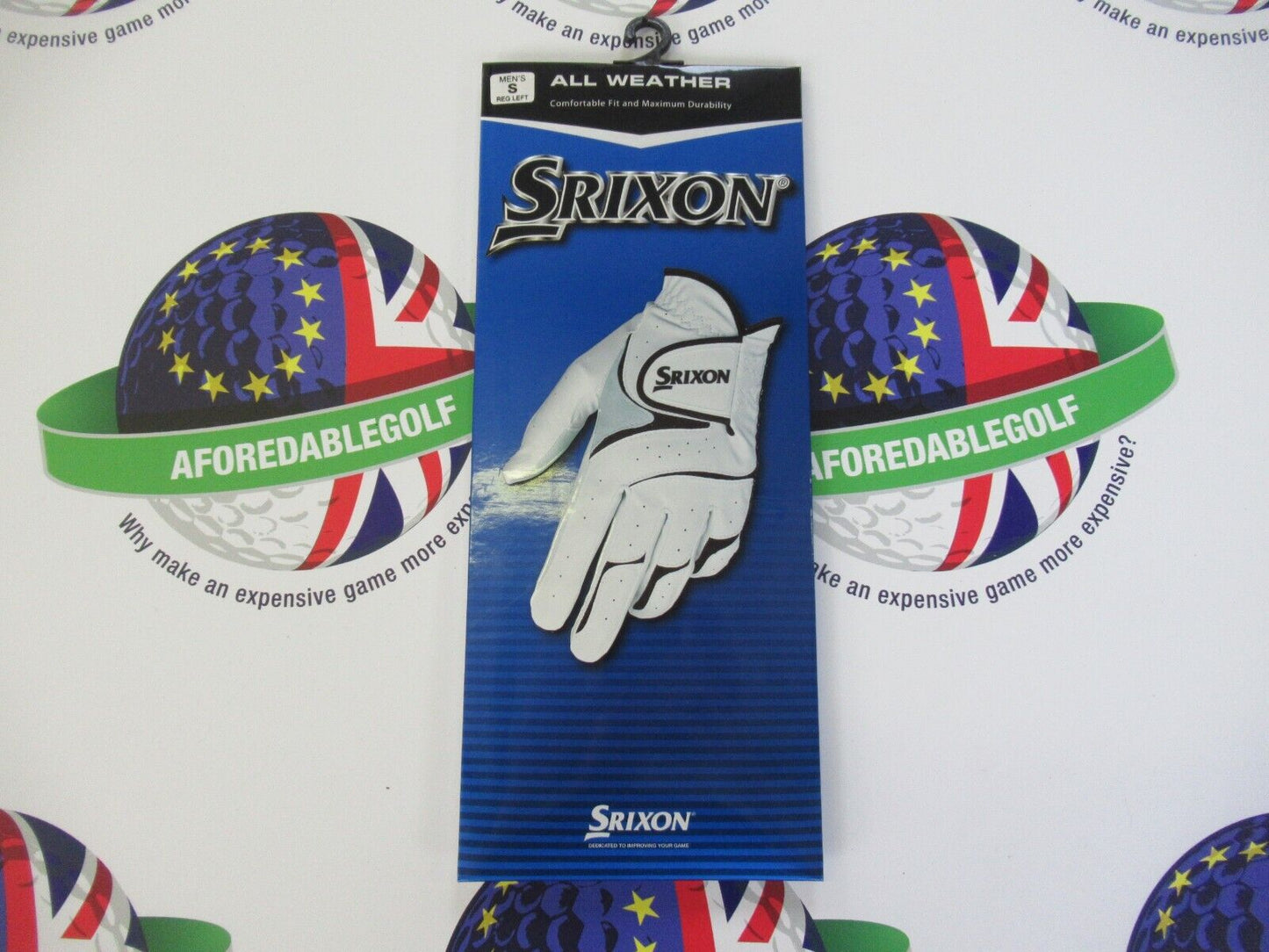 srixon all weather left hand golf glove size small