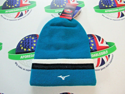 mizuno breathe thermo knit beanie enamel blue