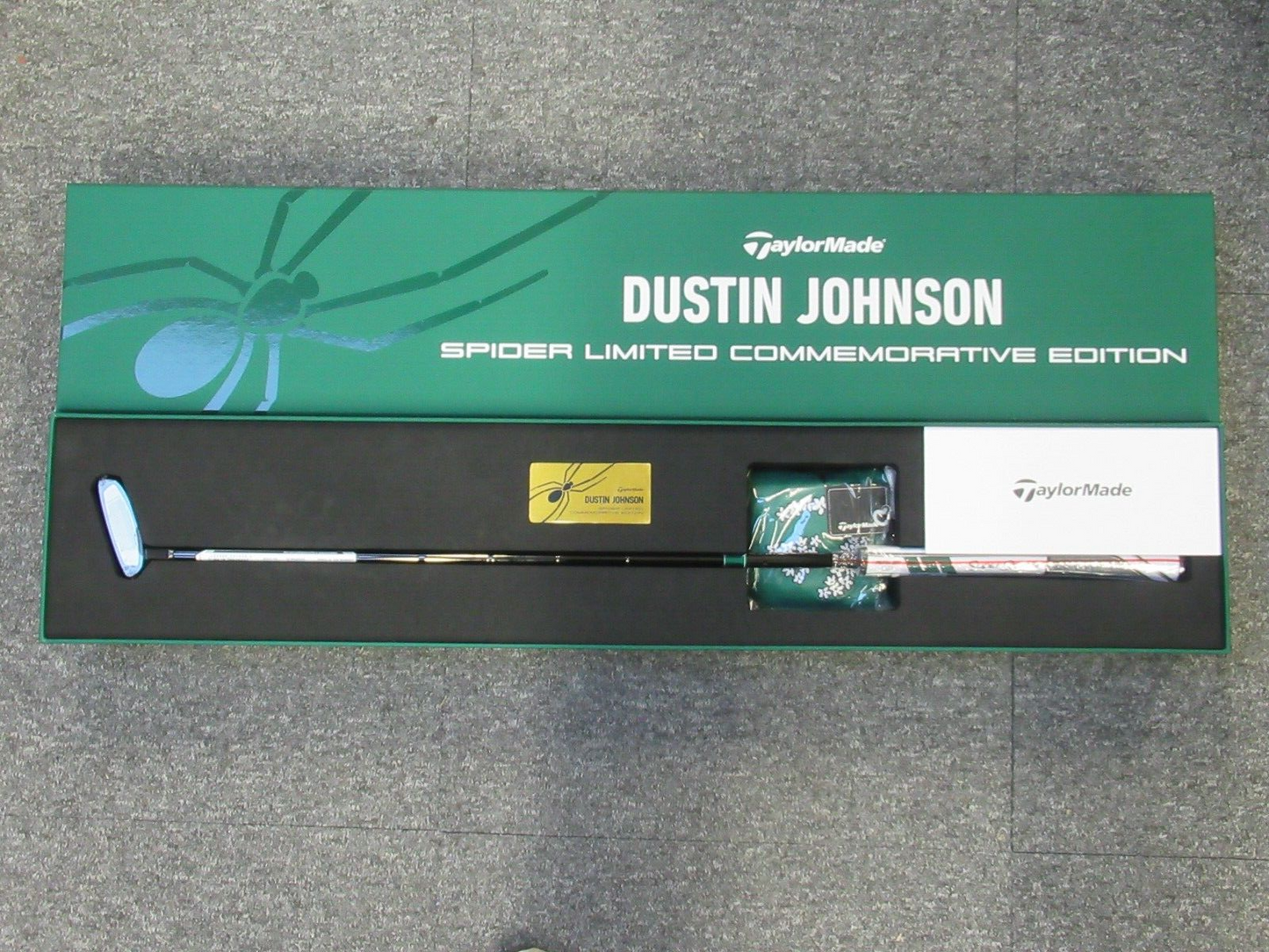 taylormade dustin johnson spider limited edition itsy bitsy 35" putter