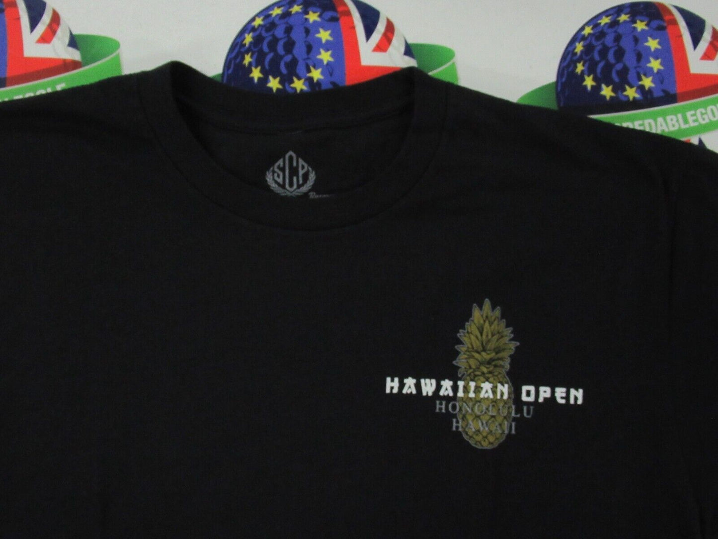 scotty cameron hattori hawaiian open black t-shirt uk size small