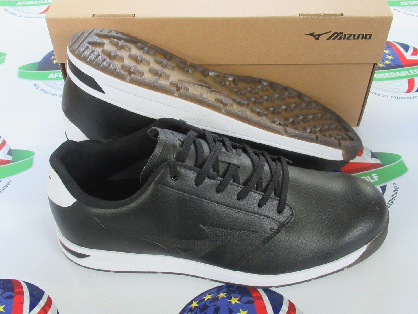 mizuno g-style fully waterproof black golf shoes uk size 9.5